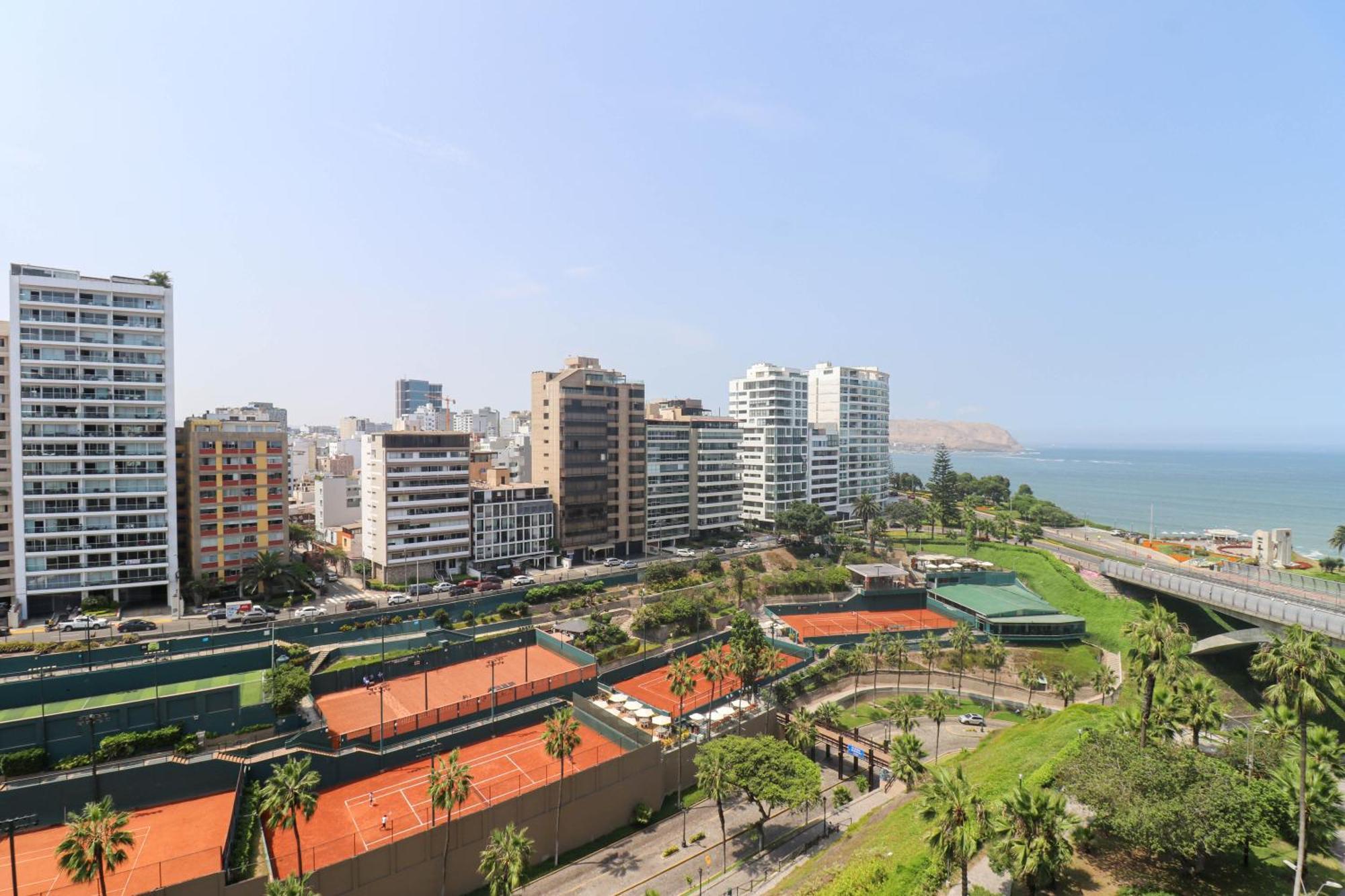 Apartamento Stylish 3Br With Ocean View Lima Exterior foto